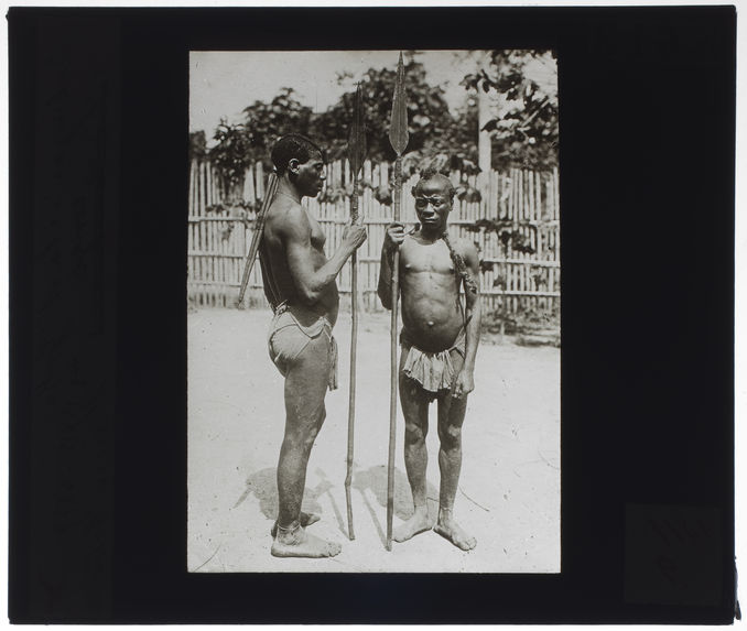 Babingas de la N'Goko, face et profil [deux hommes]
