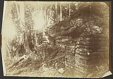 Palenque. Intérieur d’édifices en ruines