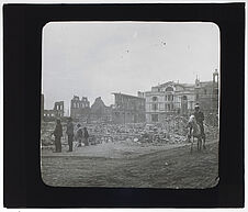 Ruines de Valparaiso après le tremblement de terre