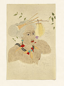 Un homme de Yap. Portrait de Raoün, jeune élégant de Mapp