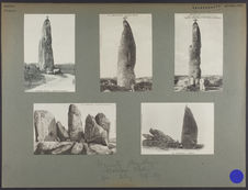 Monuments mégalithiques. Finistère. Brignogan : menhir
